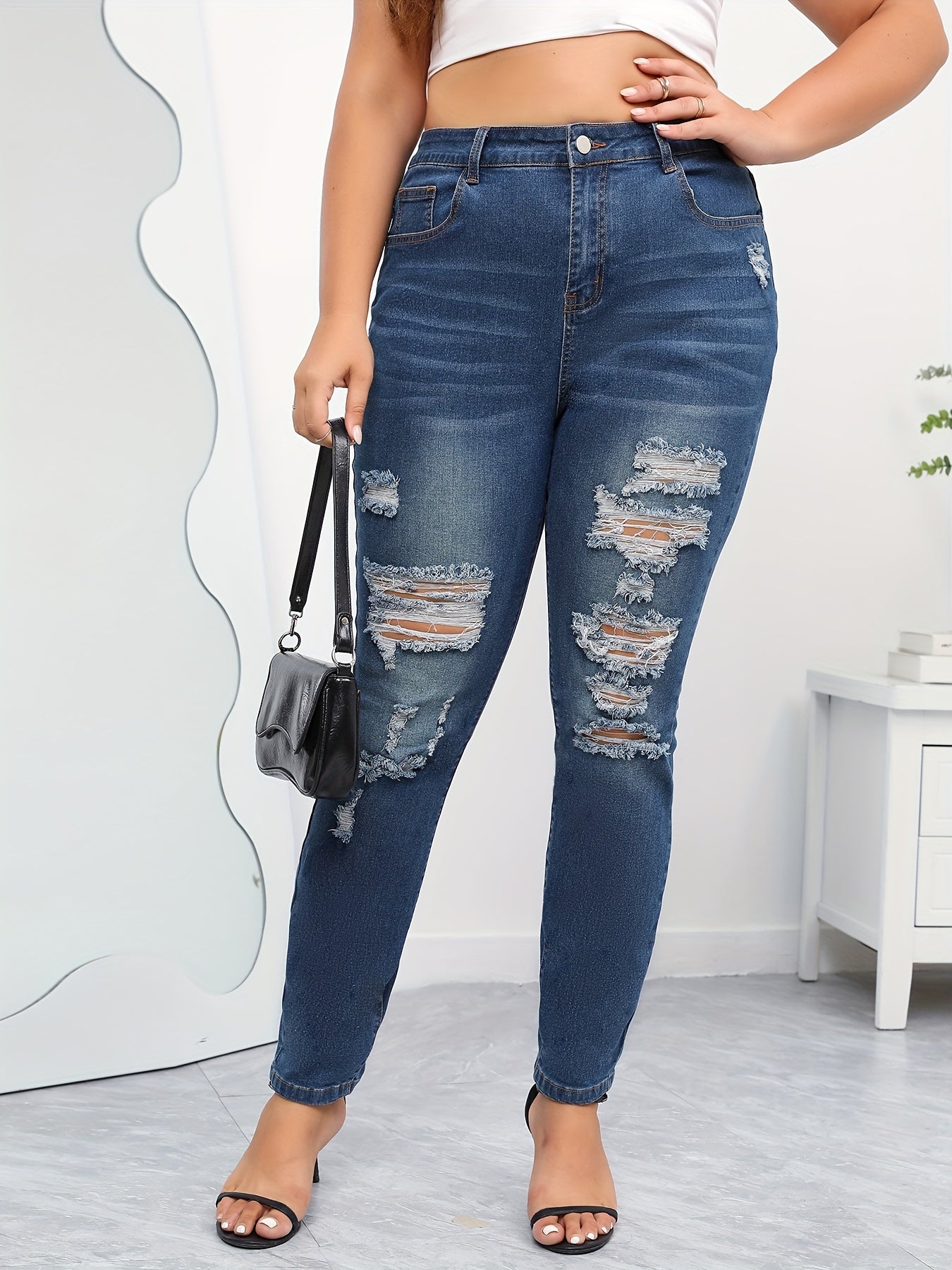  Casual Jeans Women's High Stretch Jeans