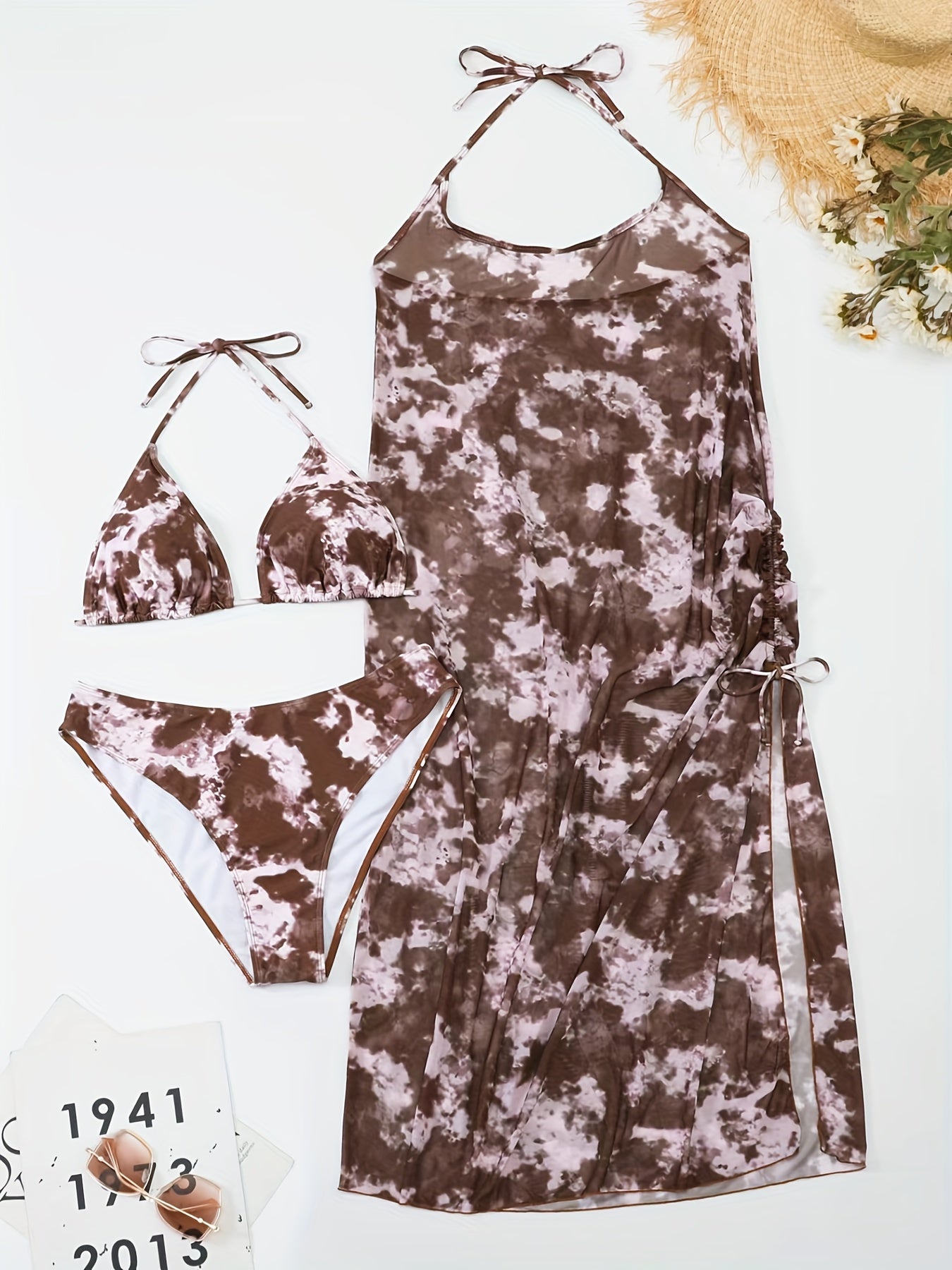  Tie Dye Bikini 3 Piece Set