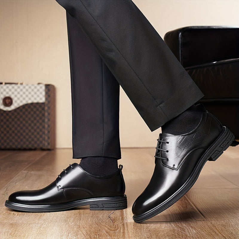 Men's Lace Up Derby Shoes Round Toe Wear resistant Non Slip