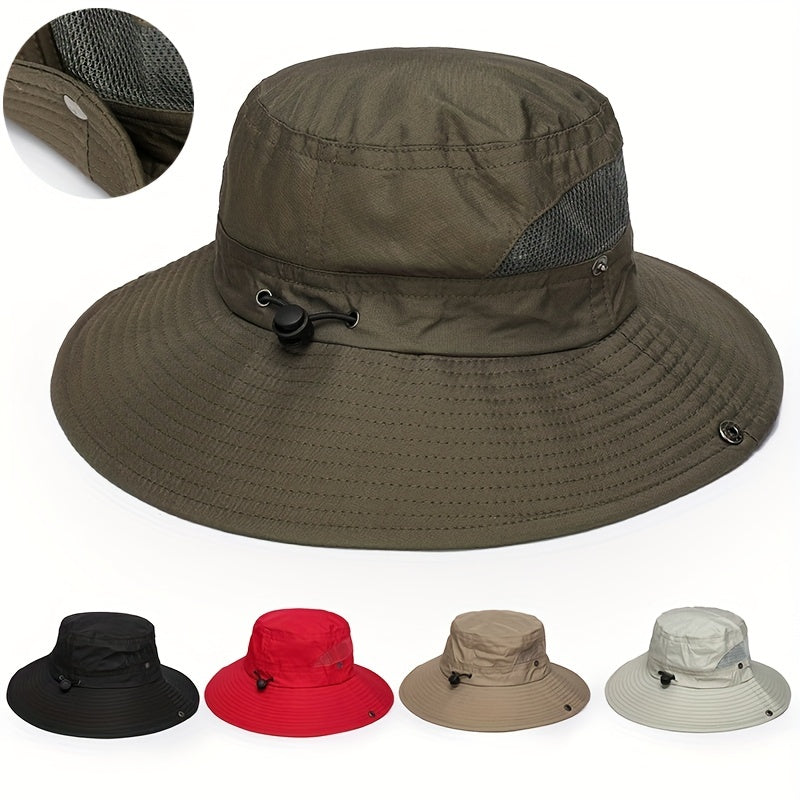 Summer Mesh Fisherman's Hat Sun Protection Foldable Outdoor Fishing