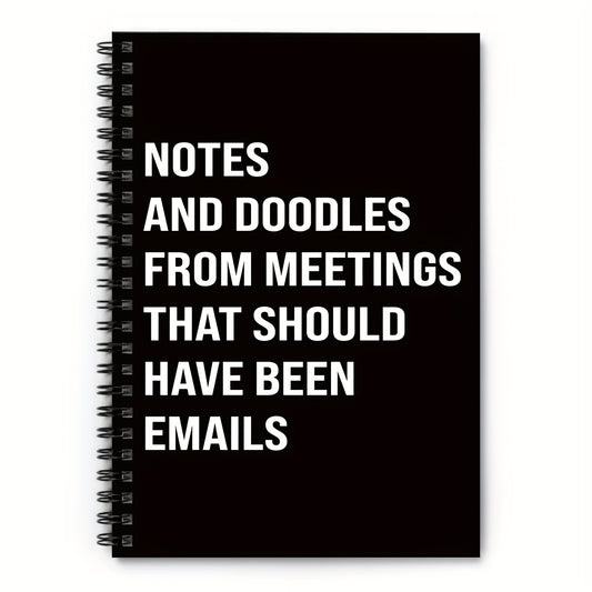 Funny Spiral Journal Notebook for Coworkers - Employee Appreciation Gift