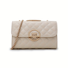 Stylish Crossbody Bag Leather Small Square Bag Chain Women's Bag
