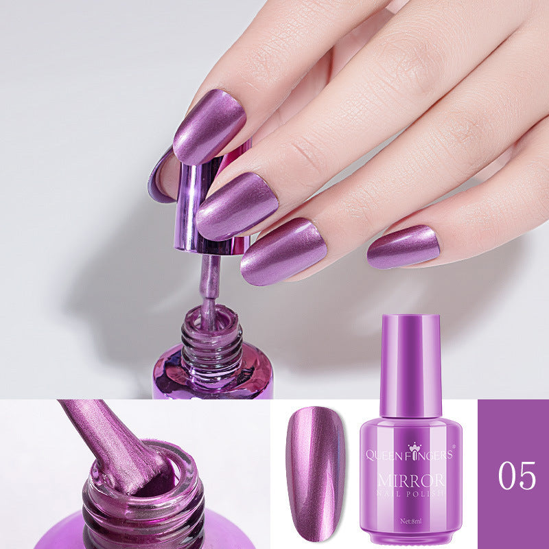 Mirror Gel Nail Polish 8ml - Quick Drying and Long Lasting Metal Nail Polish