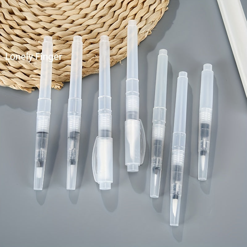7pcs Refillable Watercolor Brush Pens Set