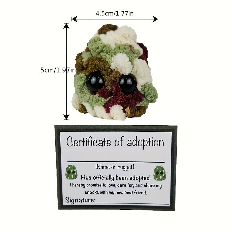 Handcrafted Plush Flower Ball - Ideal Home Decor & Gift - Ivory/Red/Green