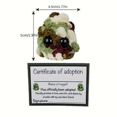 Handcrafted Plush Flower Ball - Ideal Home Decor & Gift - Ivory/Red/Green