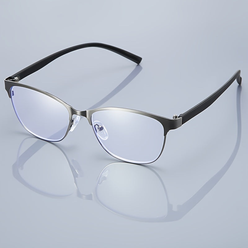 1pc Men's Square Business Glasses Reading Glasses