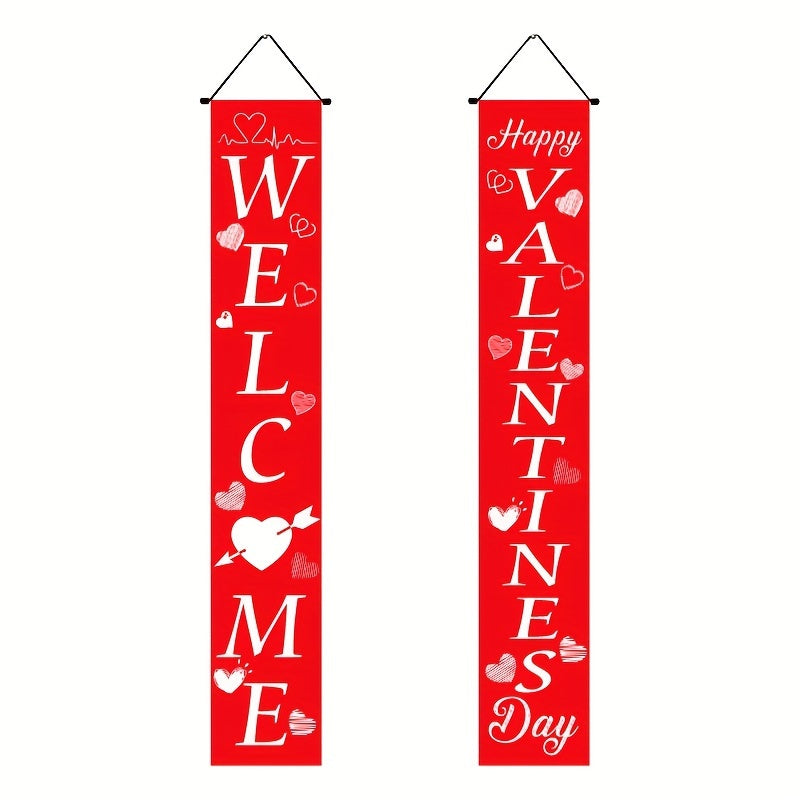 Gnome Doll Pink Red Decorative Couplet Door Hanging Scene Decor