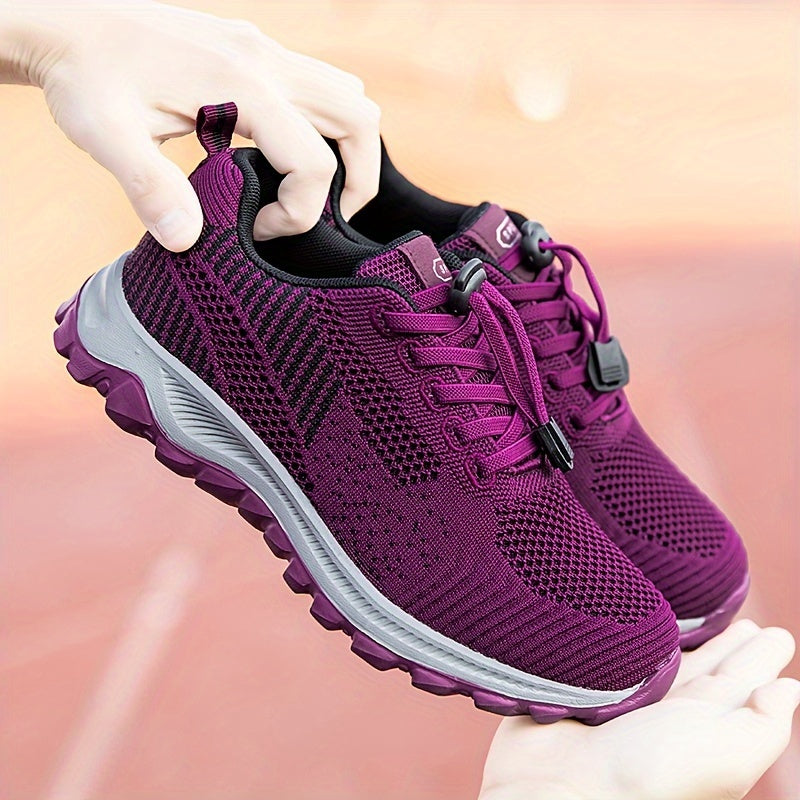 Women's Soft Sole Comfort Walking Shoes Non slip Mesh Casual Sneakers for Gym