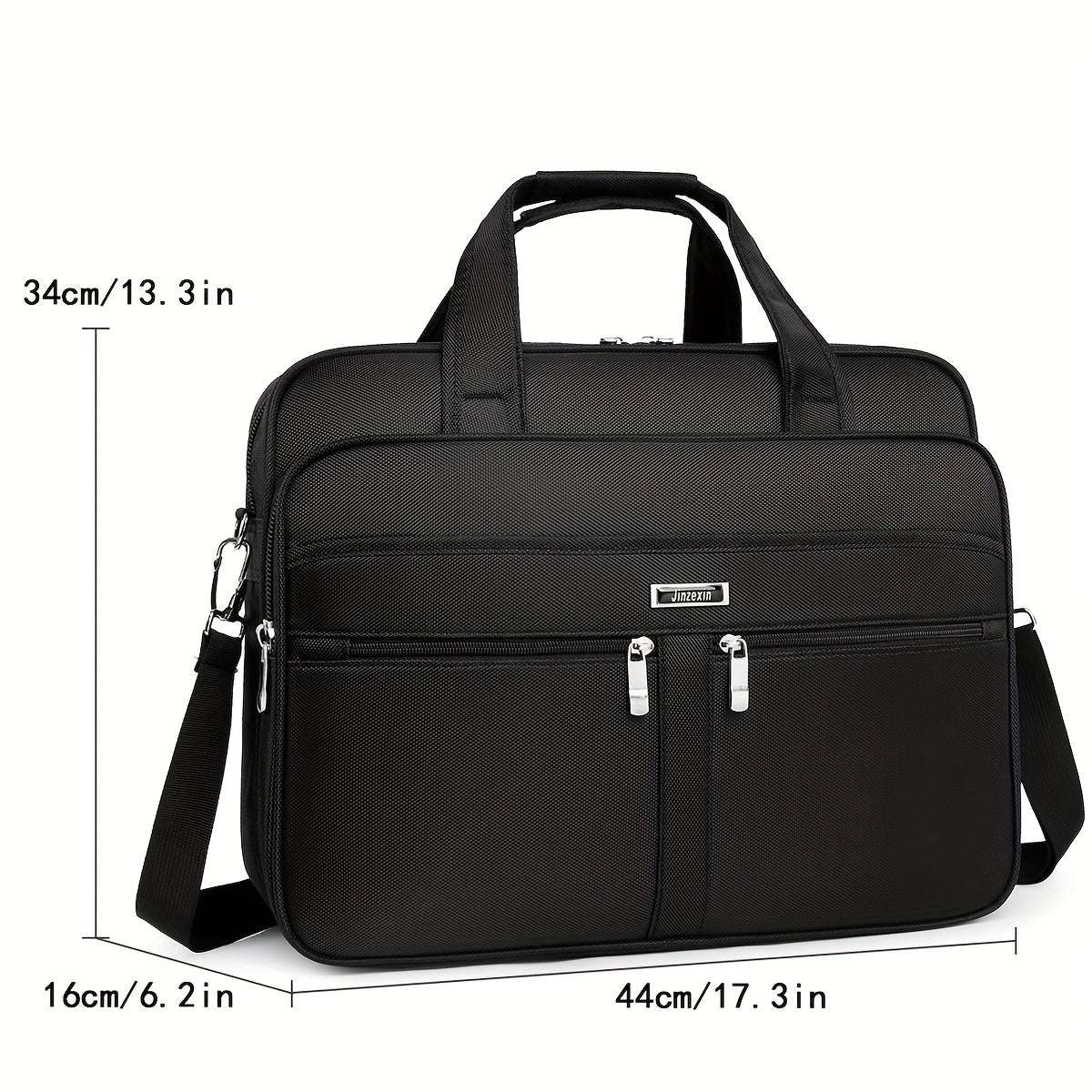 43 Laptop Briefcase Crossbody Bag Water Repellent Messenger Bag