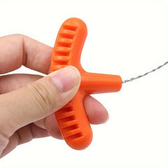 Stainless Steel Wire Saw Mini Pocket Saw Camping Survival Equipment
