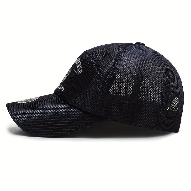 Embroidered SINCE1998 Men's Breathable Mesh Sun Protection Baseball Cap