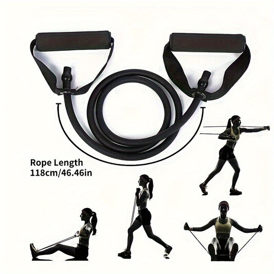Resistance Bands with Handles for Home Workouts - Yoga Pilates Fitness