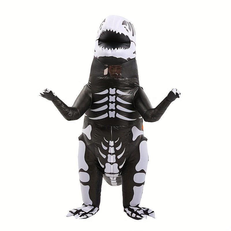 Skeleton Dragon Inflatable Costume Funny Party Cartoon Doll Performance Suit