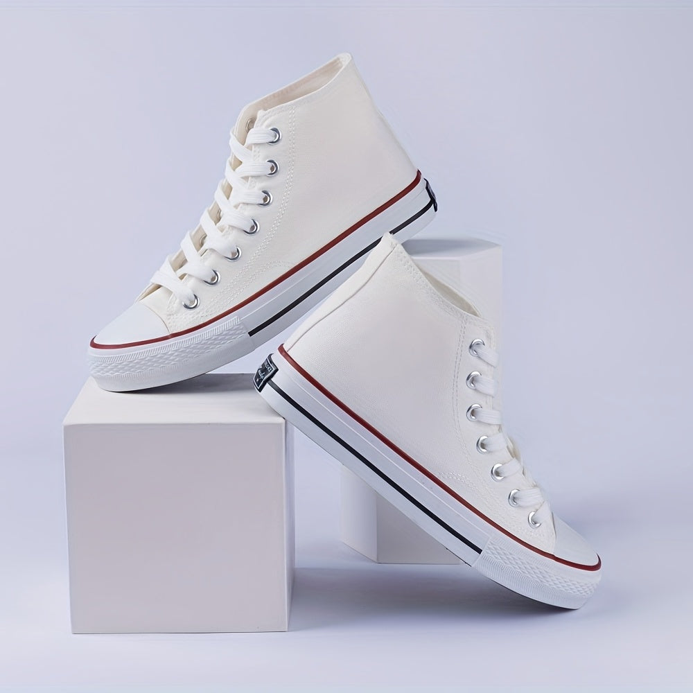 Men's High Top Sneakers Lace Up Casual Outdoor Walking Shoes