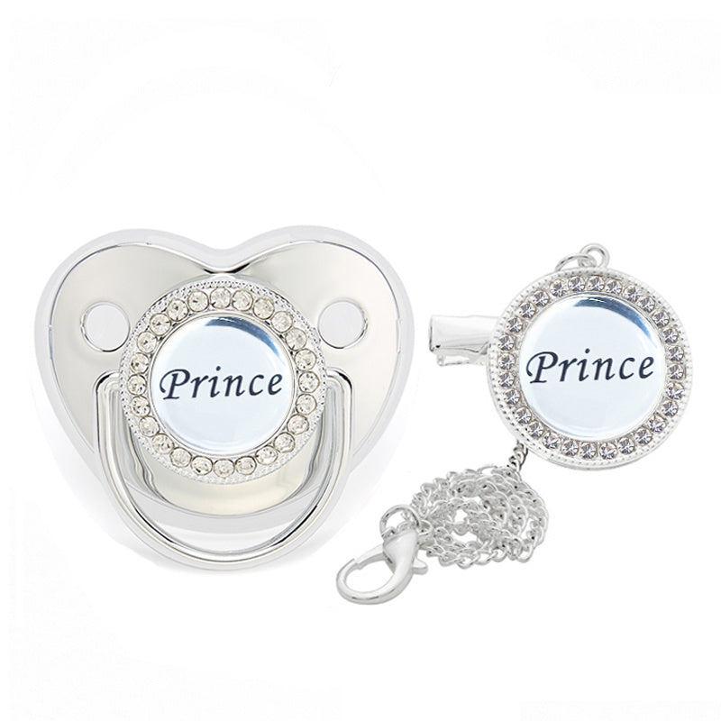 Baby Bright Princess Drill Pacifier Weaning Artifact