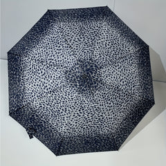 Leopard Grain Print Umbrella Folding Waterproof Windproof Umbrella