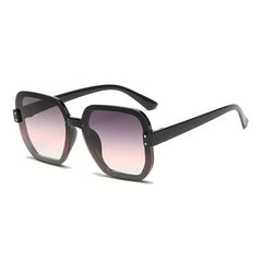 Large Square Sunglasses Rivet Summer UV400 Sun Shades Glasses