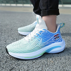 Shock Absorption Running Shoes Soft Sole Breathable Mesh Sneakers