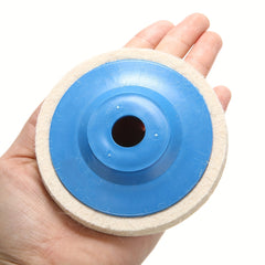 3pc 100mm Wool Buffing Wheel Set