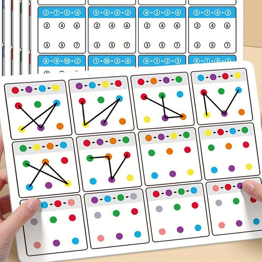 Reusable Erasable Pen Training Card for Seniors