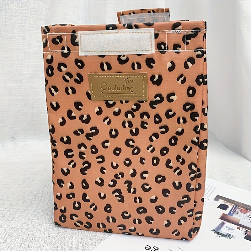 Leopard Thermal Lunch Bag Insulated Cooler Tote Storage Case Box