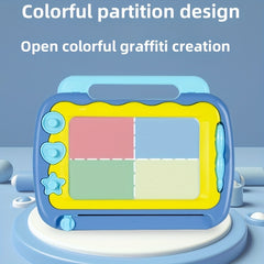 Large Magnetic Drawing Board for Kids with Magnetic Wand