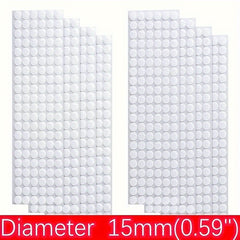 200pcs Adhesive Hook and Loop Points 15mm/20mm Diameter