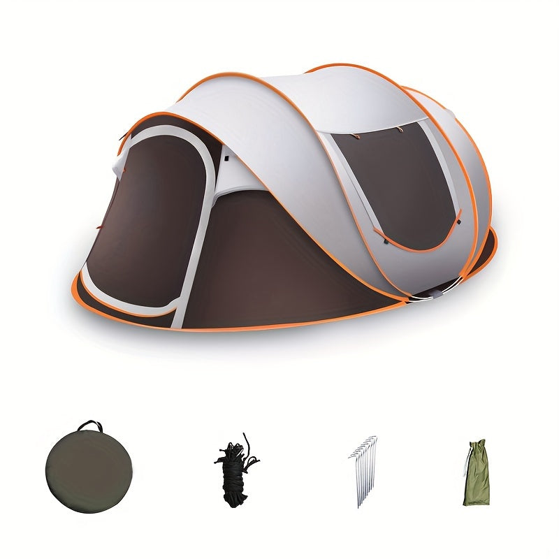 4-6 Person Waterproof Pop Up Camping Tent with Window