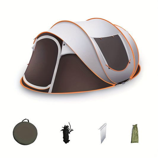 4-6 Person Waterproof Pop Up Camping Tent with Window