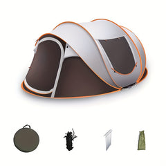 4-6 Person Waterproof Pop Up Camping Tent with Window