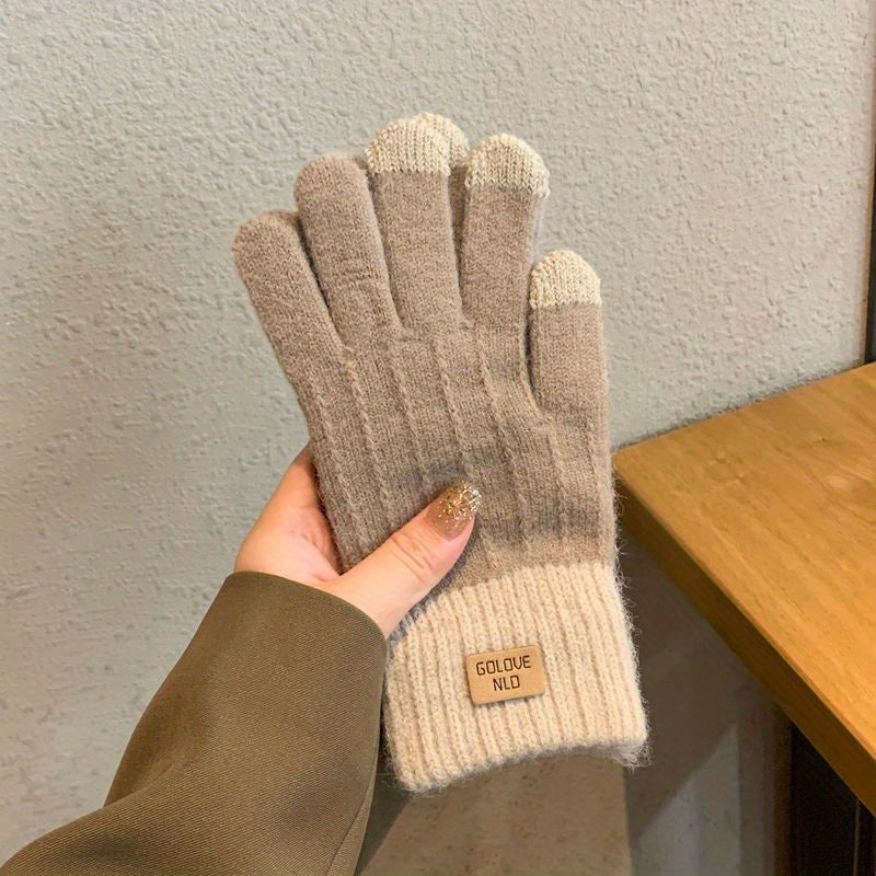 Winter Touch Screen Knitted Gloves for Women and Men