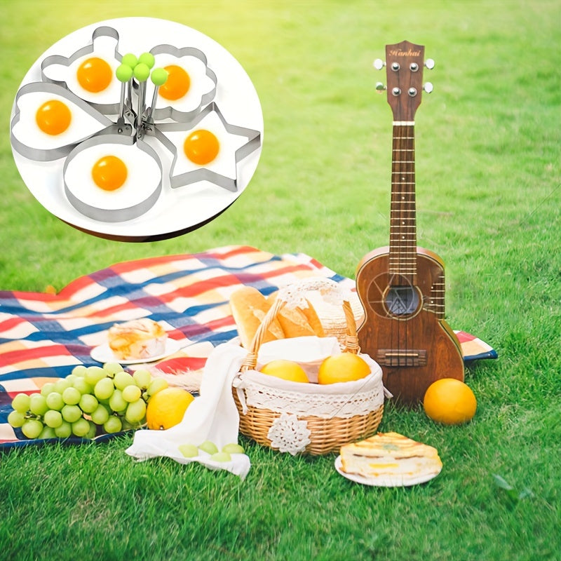 304 Stainless Steel Egg Rings for Perfect Fried Eggs & Omelets