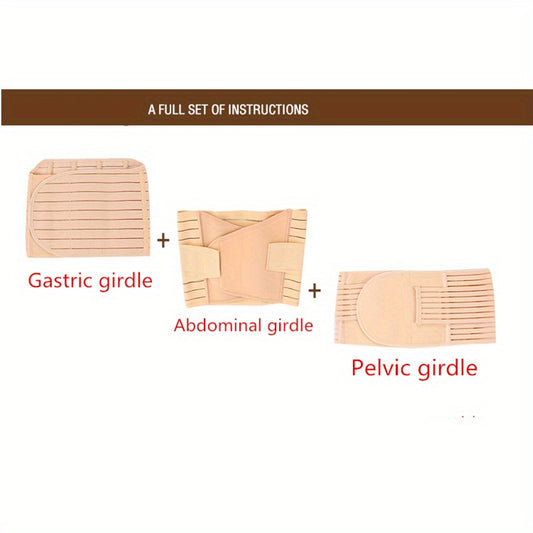 3pcs Waist Trainer Belts Tummy Control Wrap Women's Shapewear