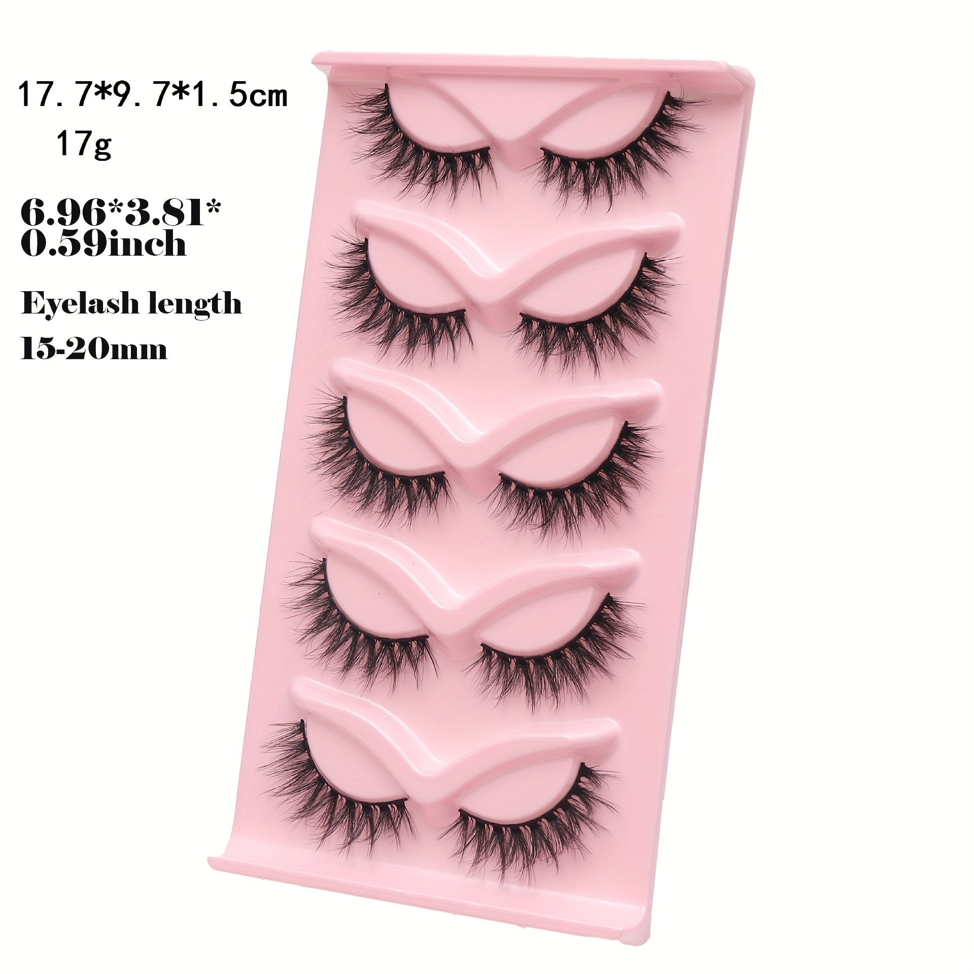 Natural Lightweight Fluffy False Eyelashes Cross Extension