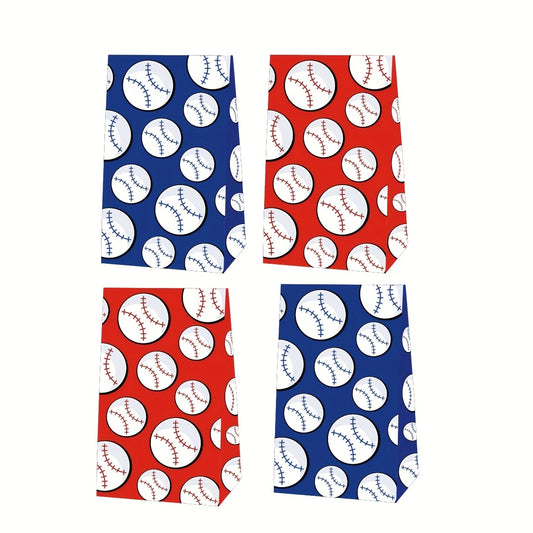 Baseball Pattern Decorations Party Goody Bags