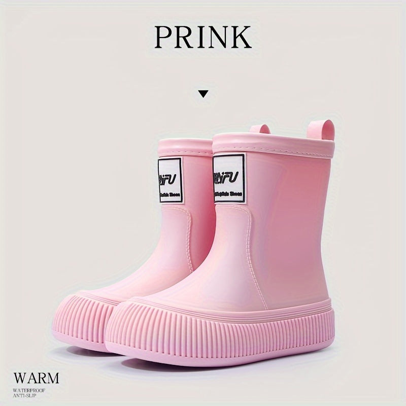 Waterproof Anti slip PVC Rain Boots For Women