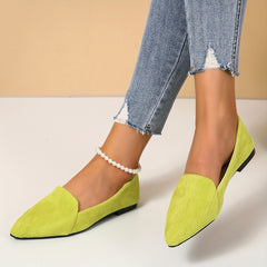 Women's Pointed Toe Ballet Flats Soft Sole Shoes