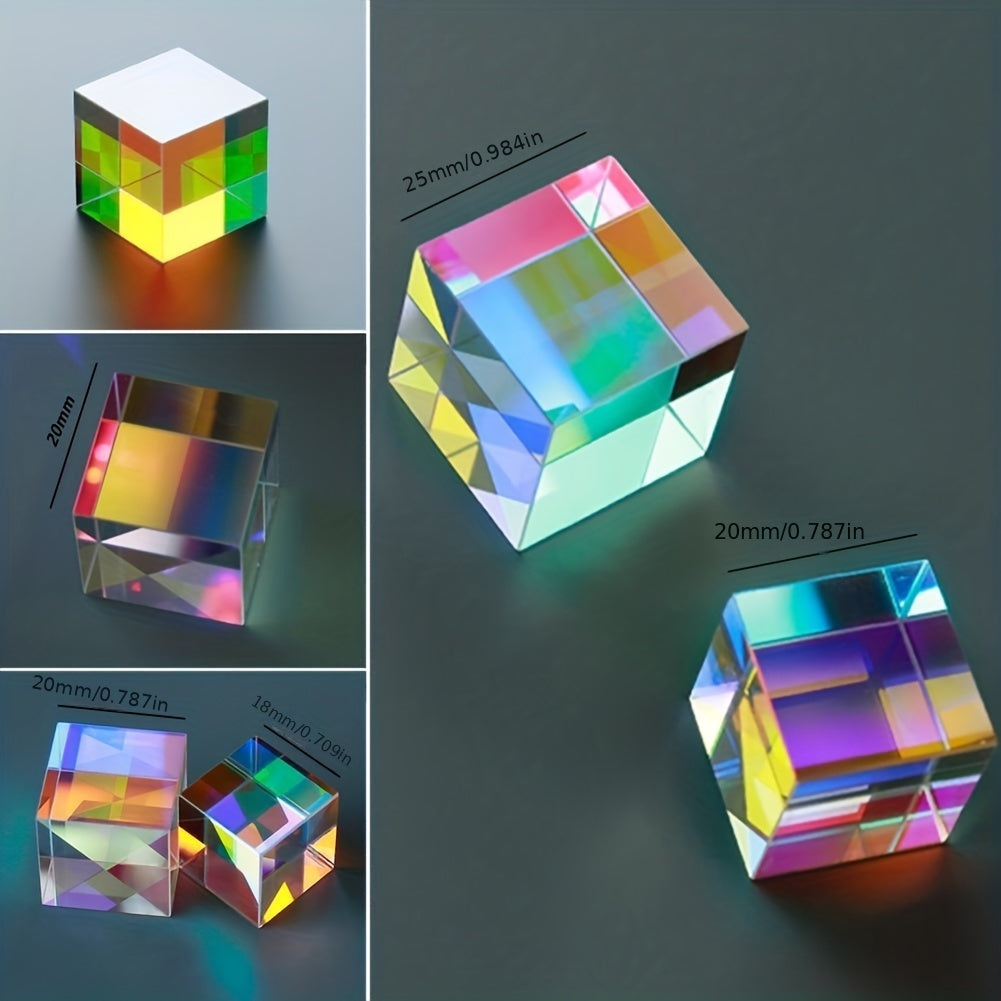 Optical Rainbow Crystal Sun Catcher Cube Of Light