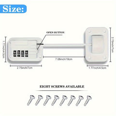 Refrigerator Door Lock Anti Child Lock for Fridge Cabinet Drawer Closet Window