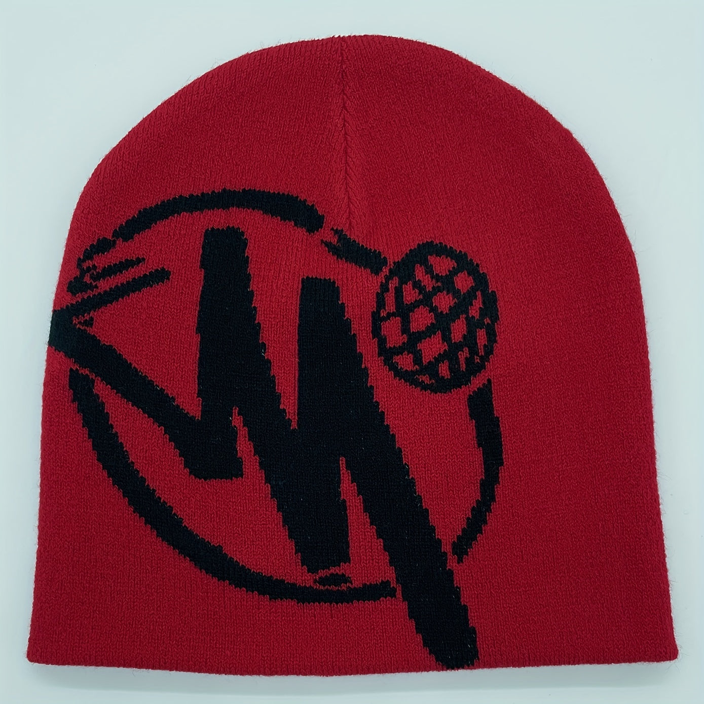 Hip hop Knit Beanie Hat Hat With Printing For Men And Women