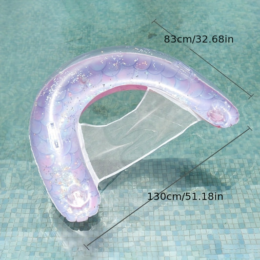 Inflatable Pool Float Chair Adults with Cup Holder Handle Three Colors