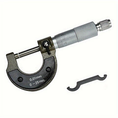 0-25MM Spiral Micrometer High Hardness Alloy Head Micrometer