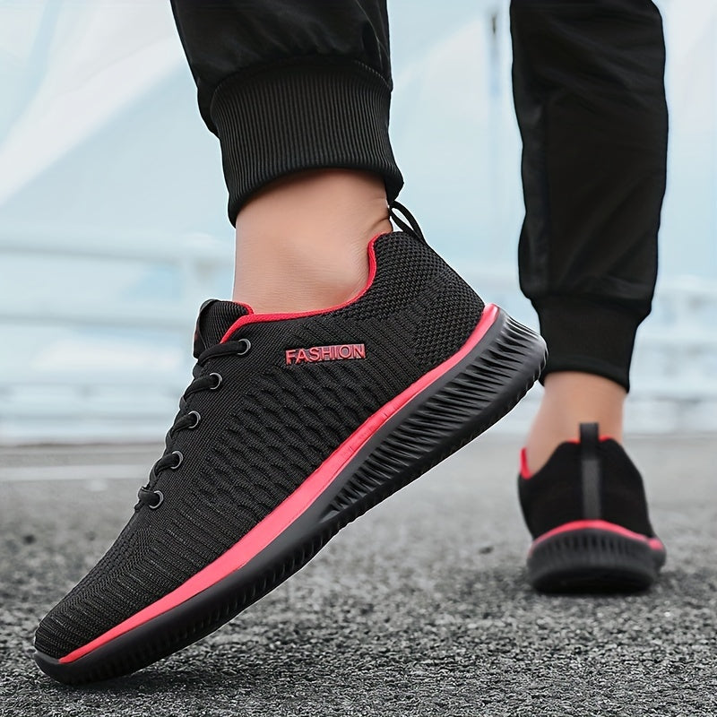 Men's Lightweight Running Shoes with Front Lace Up