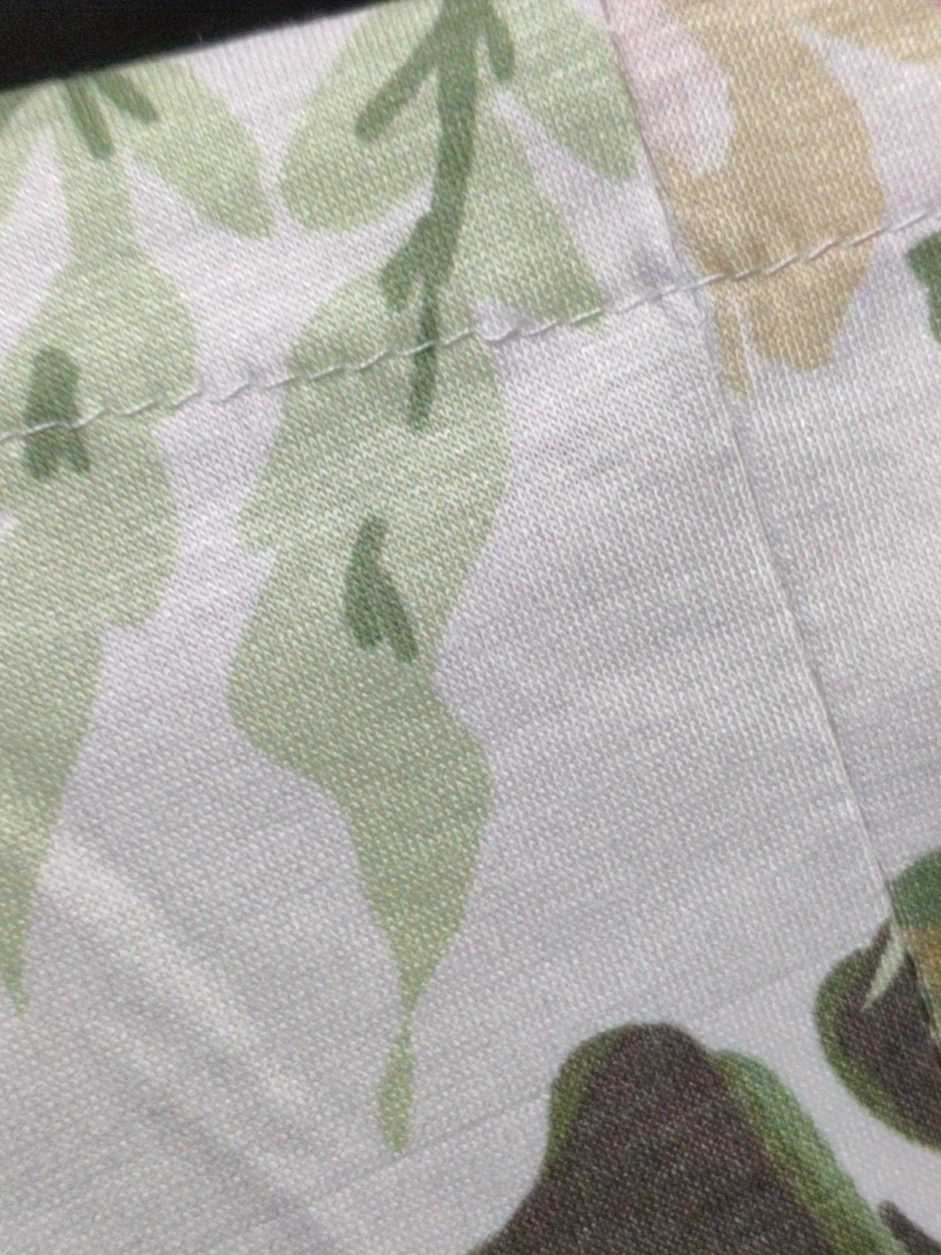 Plus Leaf & Floral Print V Neck Dress