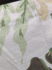 Plus Leaf & Floral Print V Neck Dress