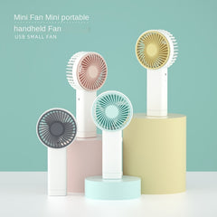 Mini Handheld Fan USB Rechargeable Small Personal Fan with Light