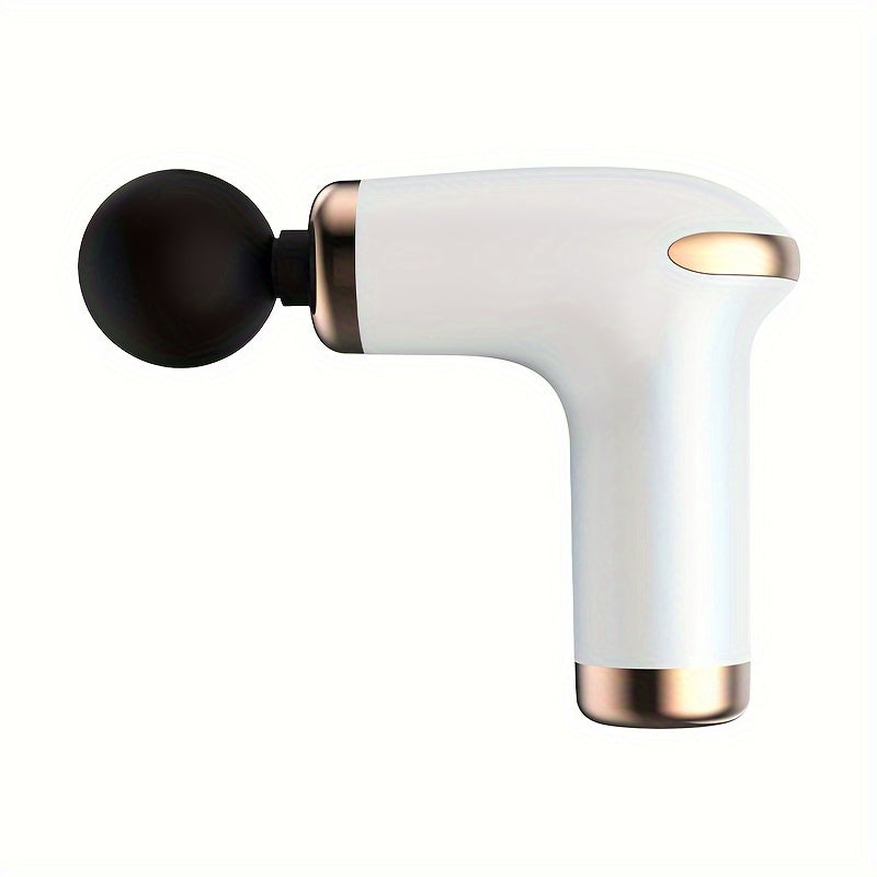 Mini Massage Gun Portable Handheld Muscle Massager with 4 Heads