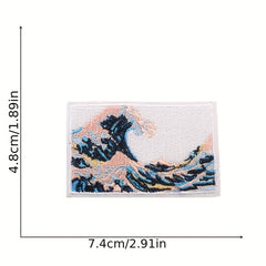 13pcs Shanhe Iron On Patches For Men Sew On Embroidered Applique Repair Patch