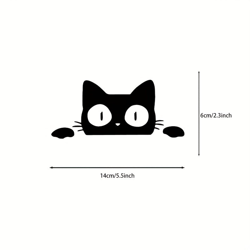 Lovely Cat Car Stickers for Motorcycle Car Rear View Mirror